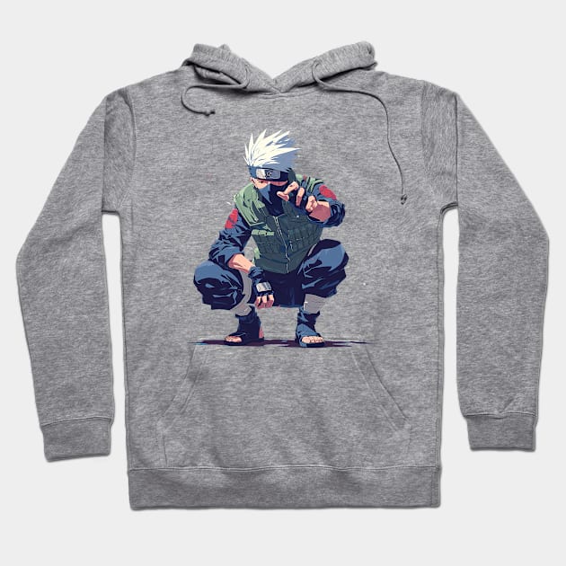 kakashi Hoodie by Stephanie Francoeur Art